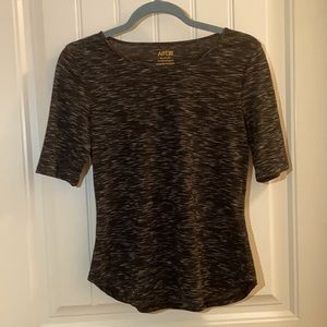 Casual Heather Black Top